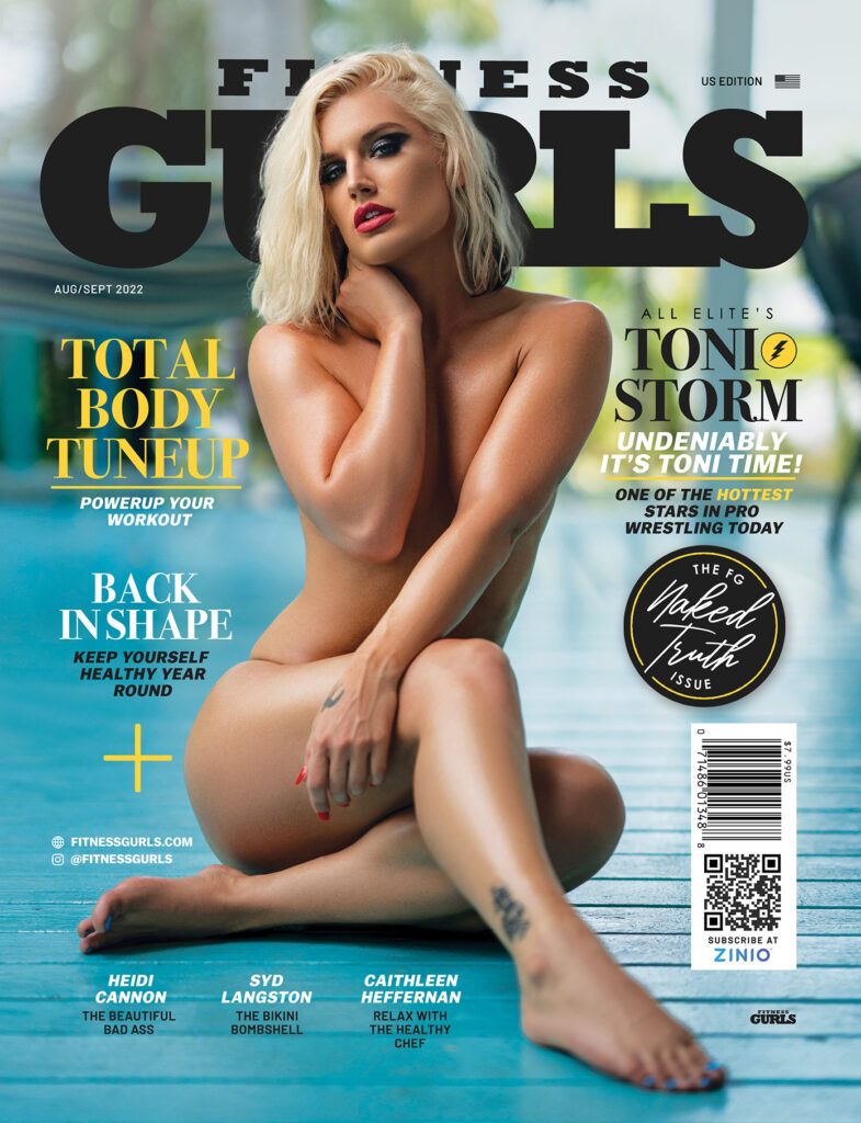 Toni Storm Fitness Gurls Cover Athlete